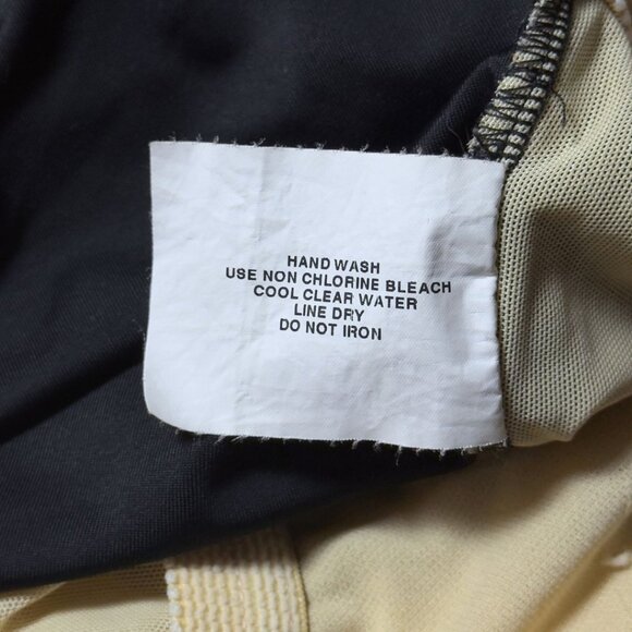 SOLD Vintage 90s Purple Floral Black One Piece Bathing Suit Mesh Swim Dress - Picture 7 of 10